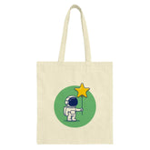 Astronaut Tote Bag, Star Balloon, Space Lover Gift, Cartoon Astronaut, Cute Tote, Gift For Kids, Astronomy Fan, Book Bag, School Bag - Tawshia